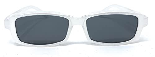 Rectangle - Pearl White With Smoke Lens