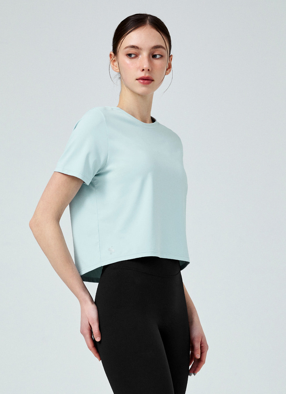 Ice Feather Light 2.0 Crop Short Sleeve T-Shirt - Women's Summer Fashion Top for Gym, Yoga & Casual Outfits