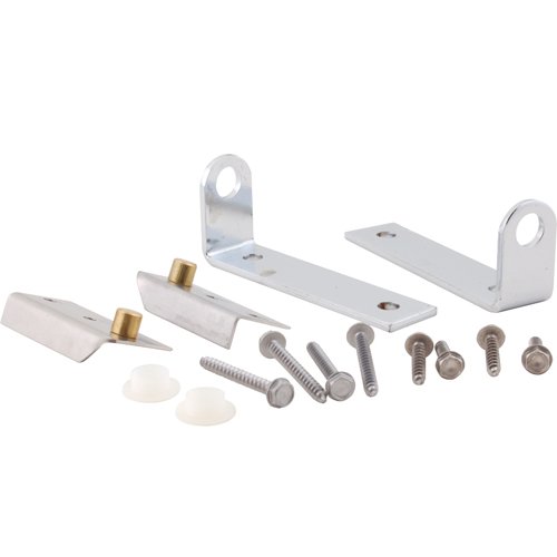 DELFIELD Hinge Bracket Kit 420067 - Heavy Duty Cabinet Door Hinges for Kitchen & Bathroom - Easy Installation Hardware for Home Improvement Projects