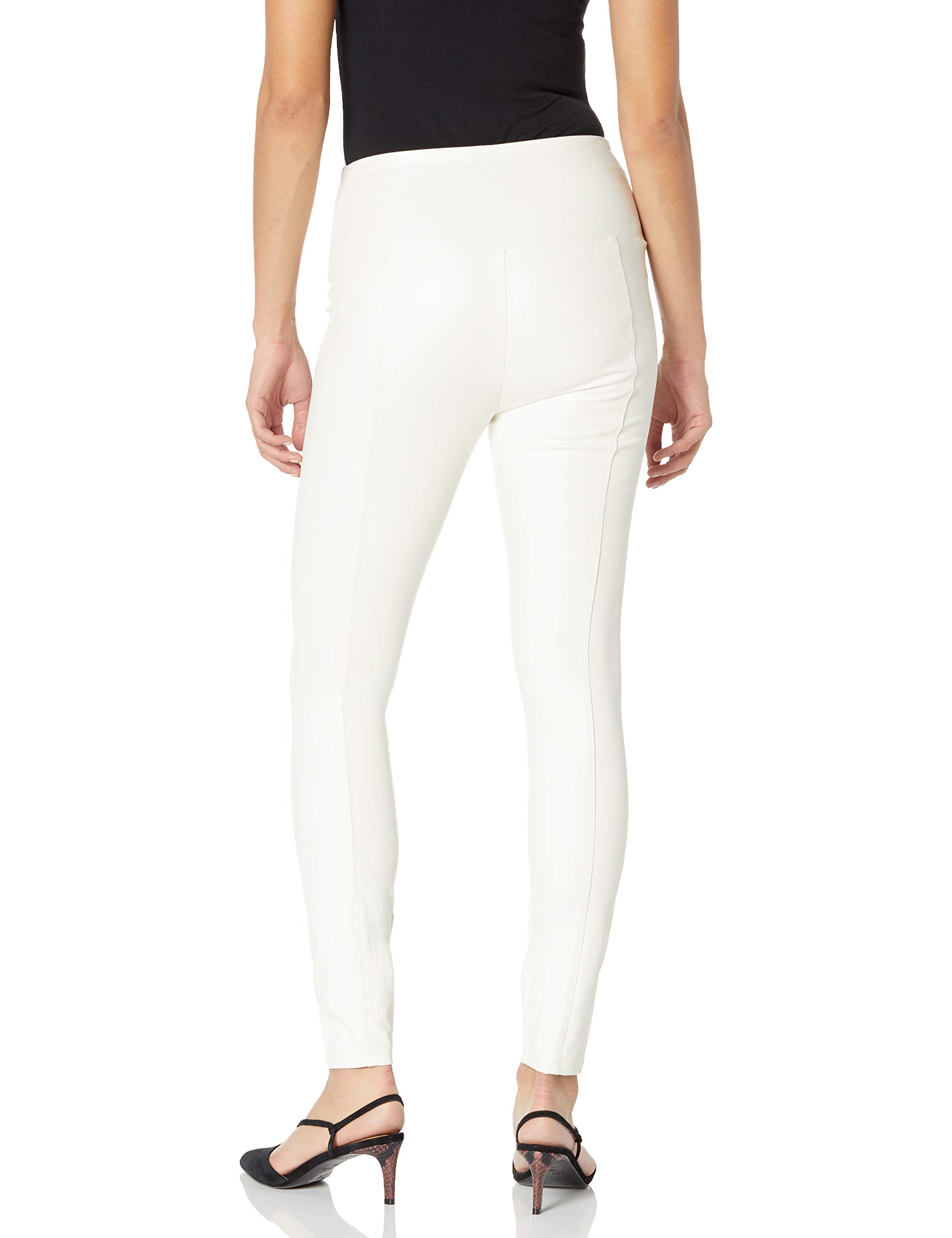 Lyssé Women's Textured Leather Leggings - High Waist Stretch Faux Leather Pants for Casual & Night Out | Perfect for Work, Parties & Date Nights