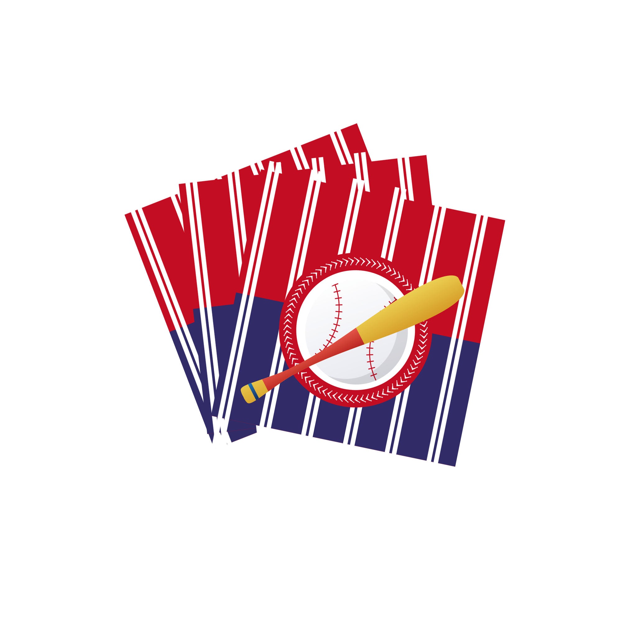 Premium Large Baseball-Themed Lunch Napkins - 16 Count - Perfect for Game Day, BBQs, and Sports-Themed Parties