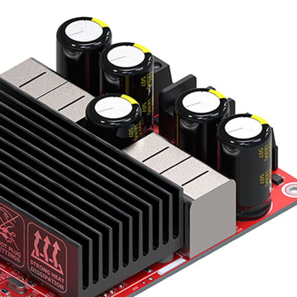 Loufy TPA3255 2X300W Bluetooth 5.0 HiFi Stereo Amplifier Board with AUX Input & Volume Control - DC24-48V Power Supply for Home Theater, Car Audio, and Professional Sound Systems