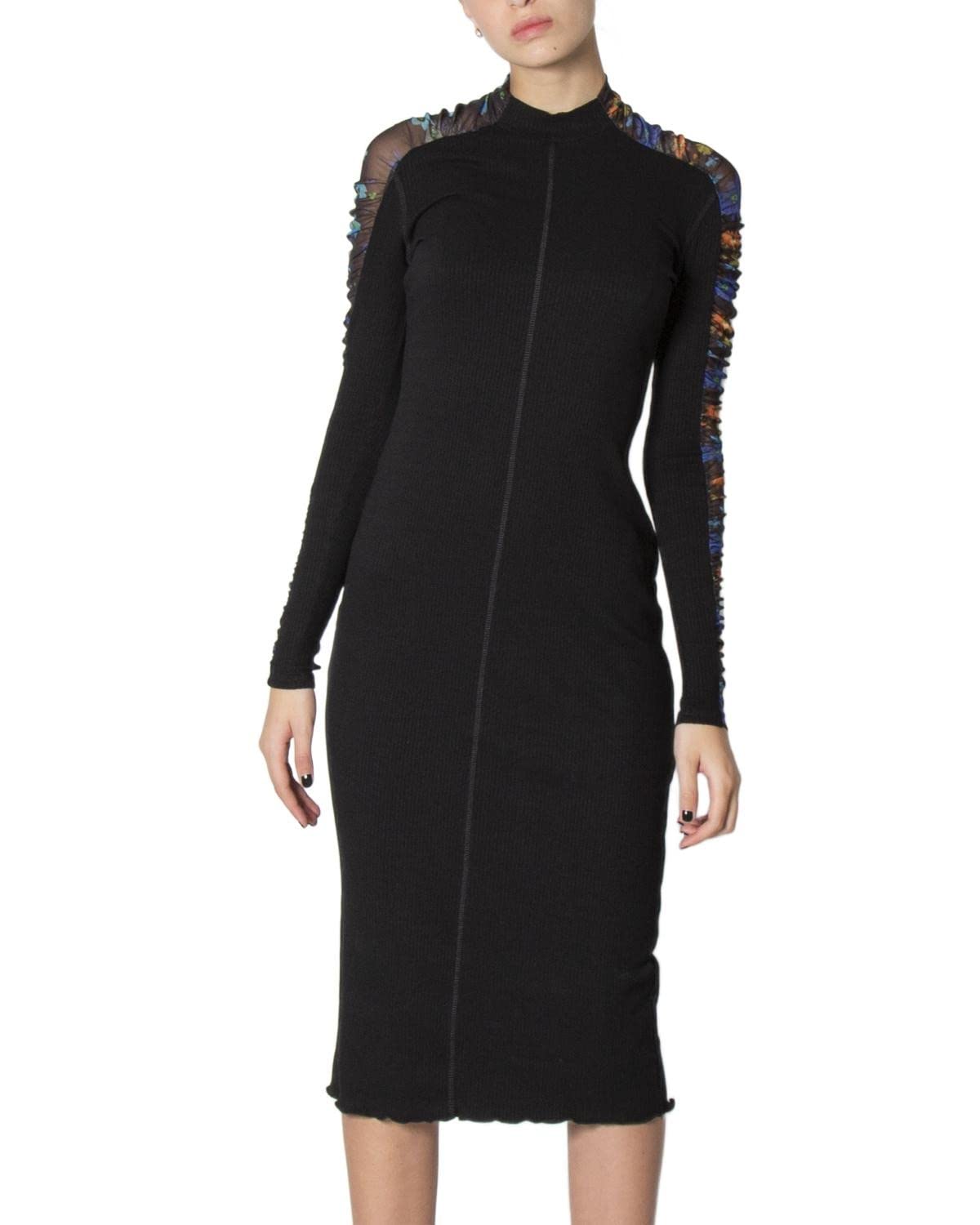 Desigual Women's Long Sleeve Knit Dress - Stylish & Comfortable Fall/Winter Outfit for Work, Party & Casual Wear
