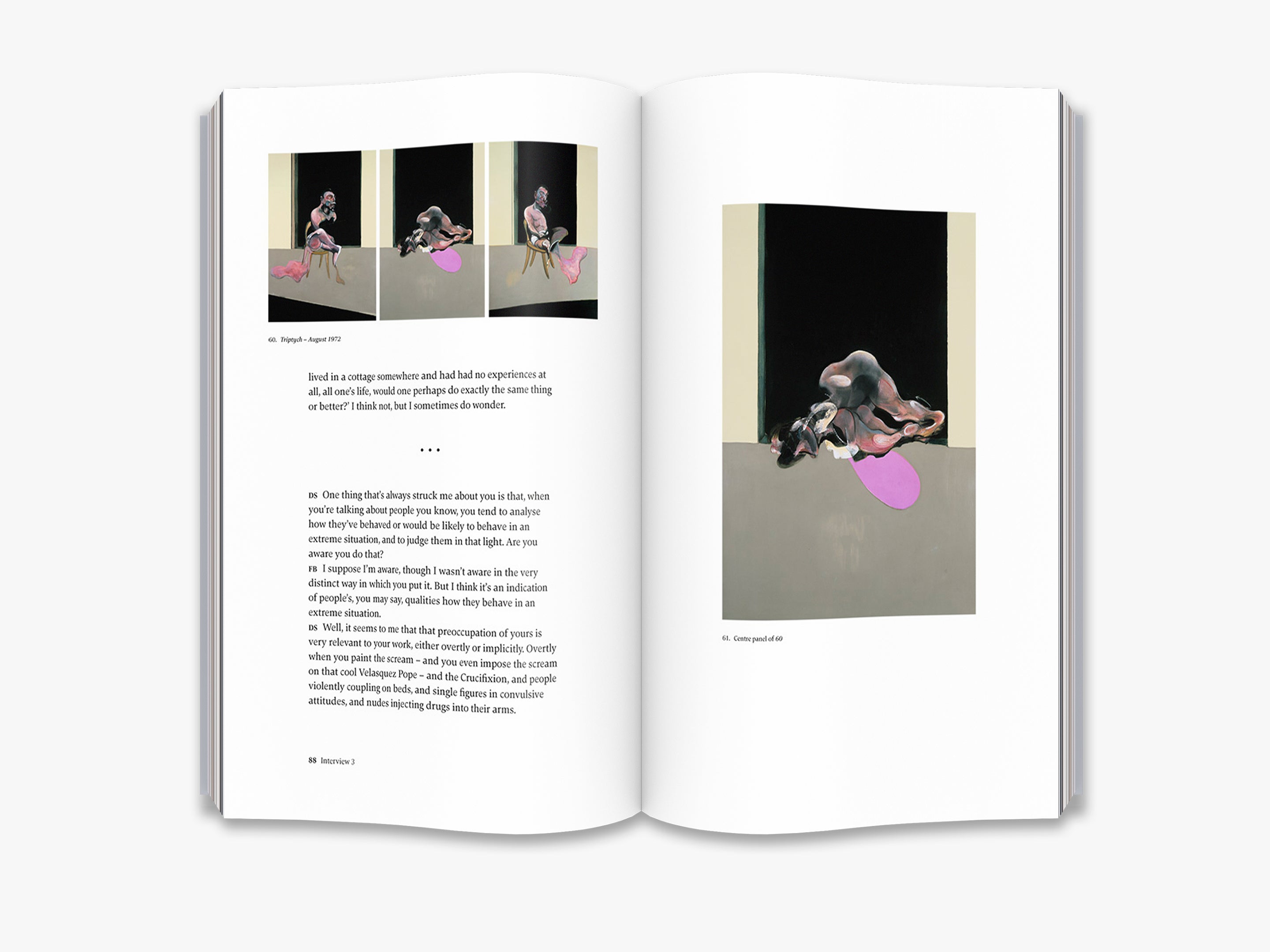 Interviews with Francis Bacon: In-Depth Conversations with the Legendary Artist | Art Book for Collectors, Students & Art Enthusiasts | Perfect for Research, Inspiration & Home Decor
