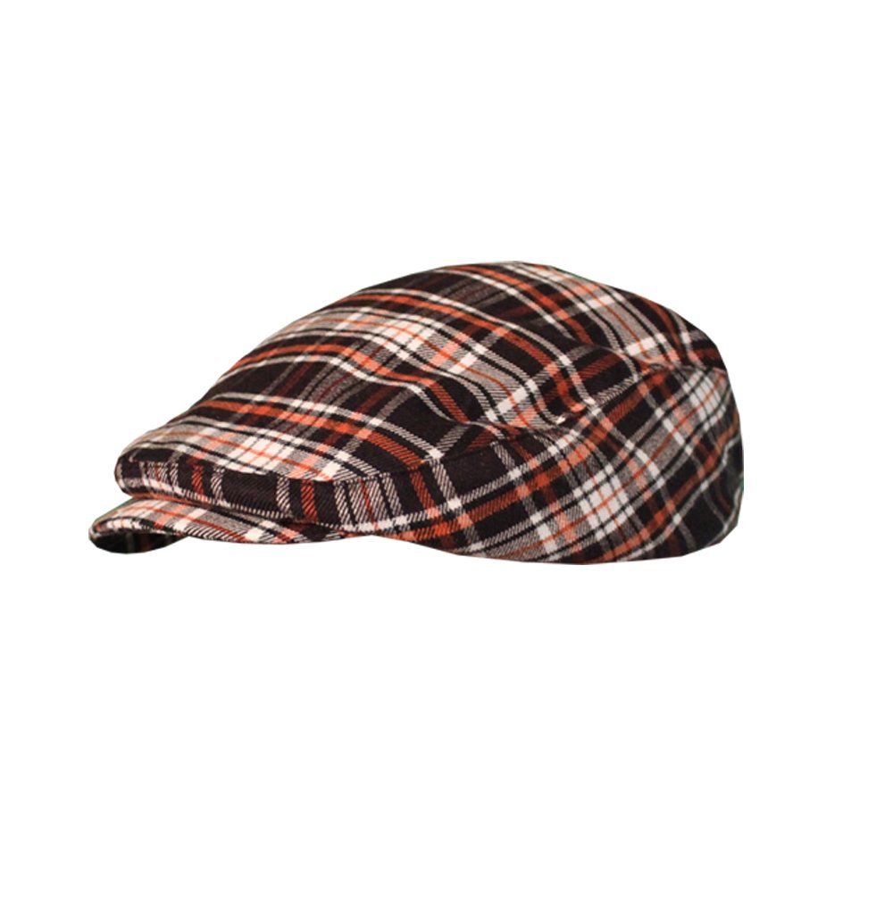 Men's 'Par 5' Falkirk Plaid Cap - Stylish Golf & Outdoor Hat for Sports, Casual Wear & Sun Protection