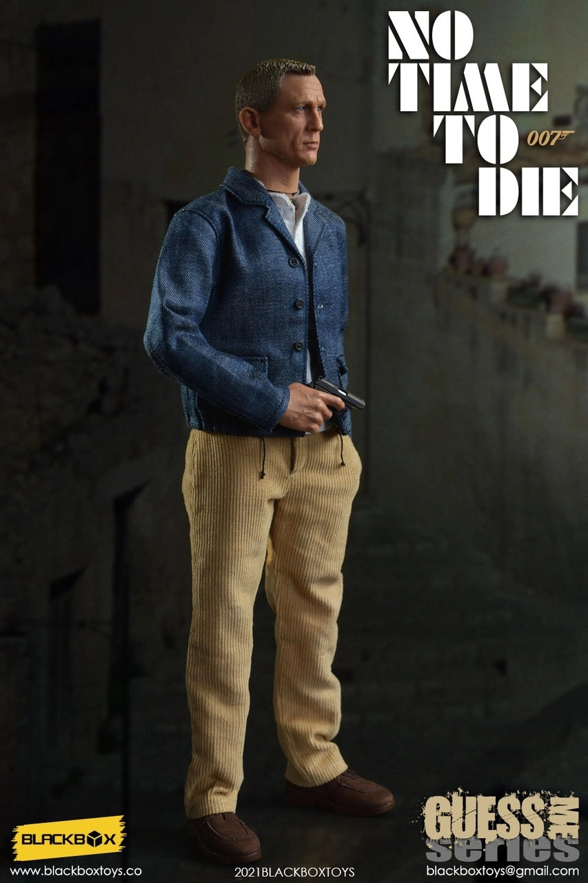 Blackbox Toys 1/6 Scale BBT 9025 No Time to Die James Bond Action Figure - Collectible Movie Character Model for Display & Cosplay