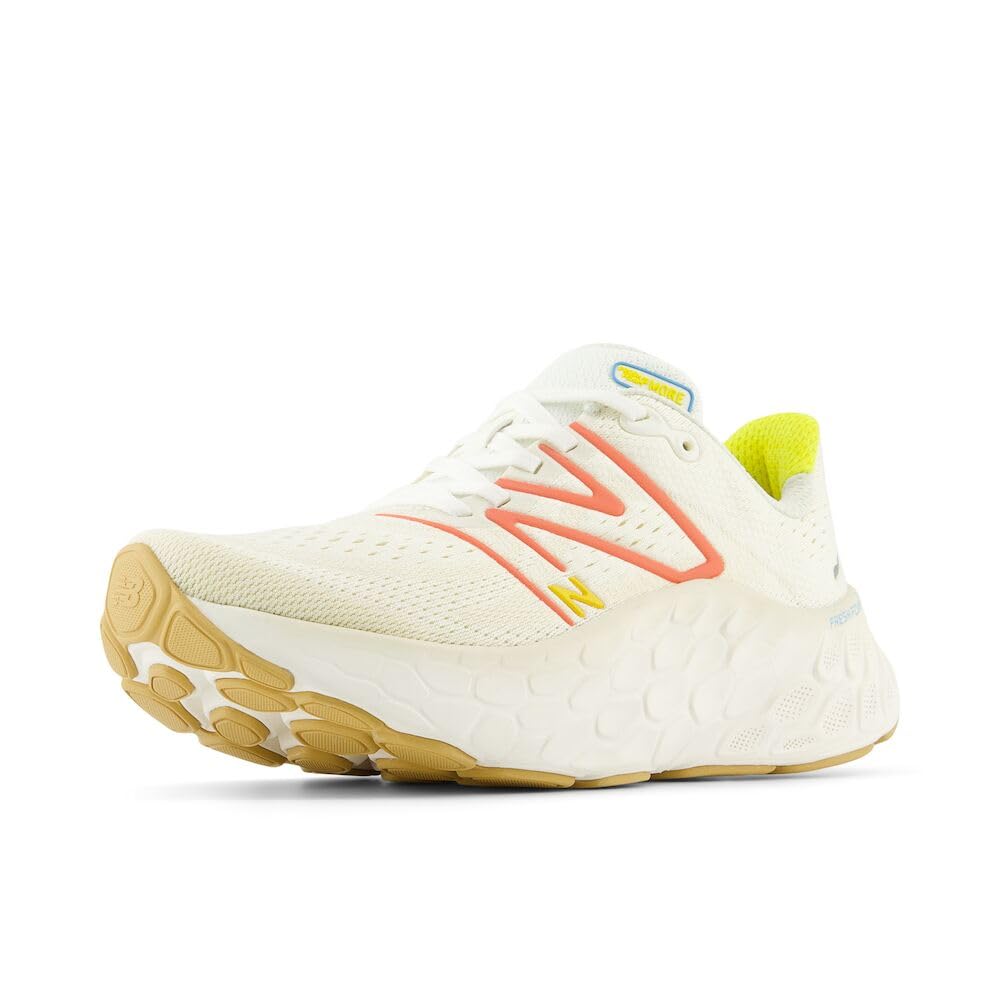 New Balance Women's Fresh Foam X More V4 Running Shoes - Lightweight Cushioned Sneakers for Jogging, Gym Workouts & Everyday Comfort