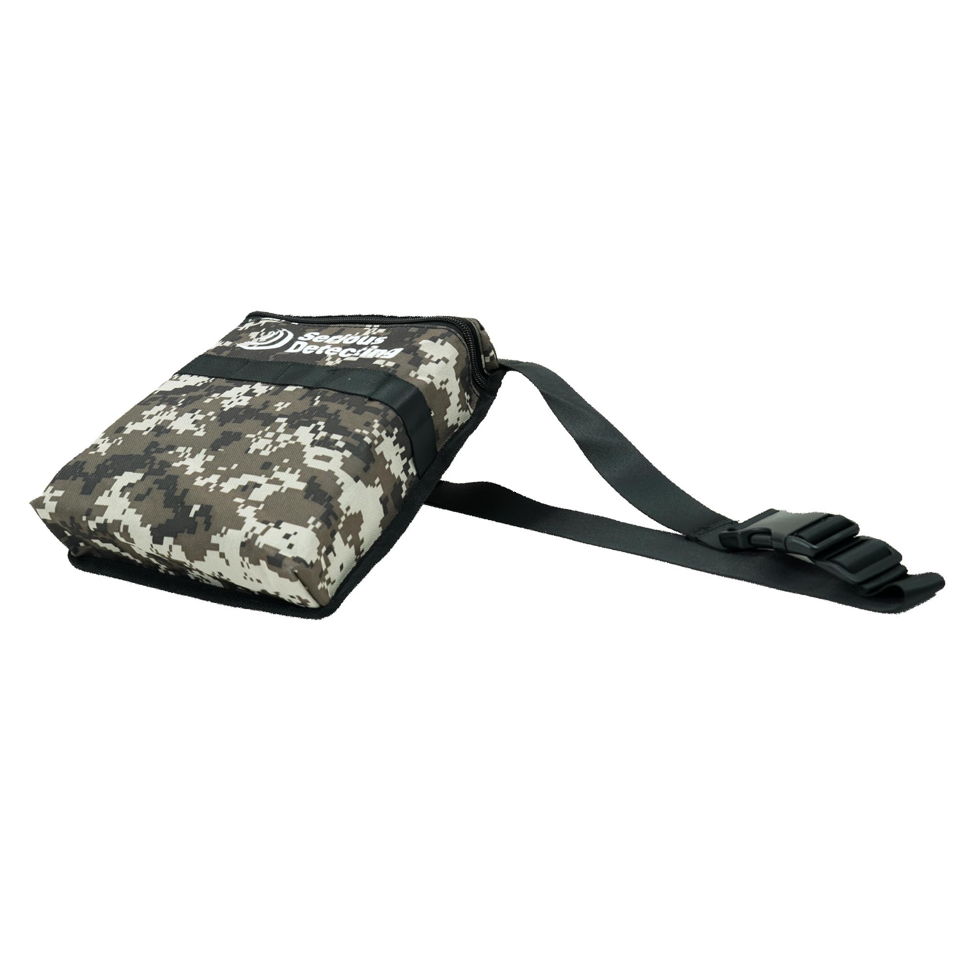 42-inch Camo Waist Bag with Treasure Pouch - Durable Metal Detecting Accessories for Outdoor Adventures & Treasure Hunting