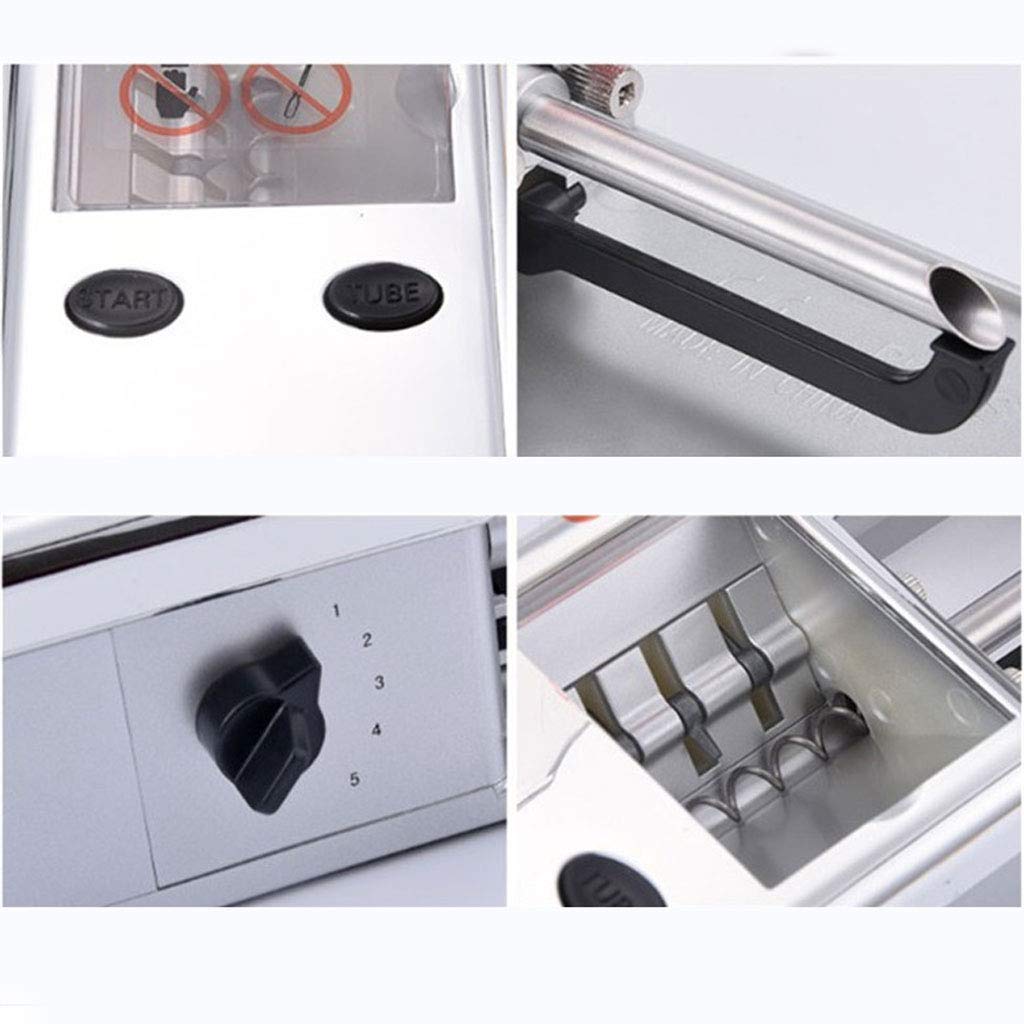 Electric Automatic Cigarette Rolling Machine - Stainless Steel DIY Tobacco Injector for Handmade Cigarettes | Perfect for Home Use, Travel & Smoking Enthusiasts