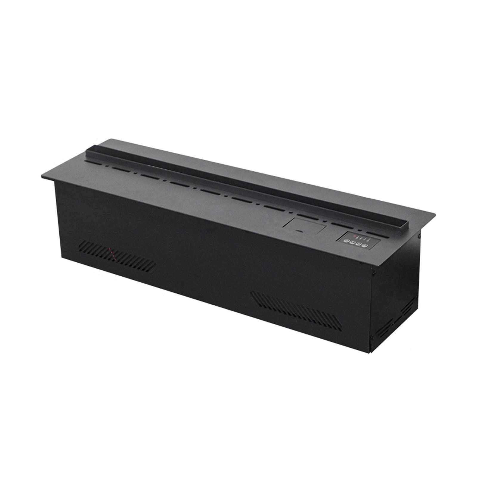 3D Simulation Flame Electric Fireplace with Adjustable Flame & Remote Control - Recessed Steam Humidifier for Cozy Home Heating & Relaxing Ambience - Perfect for Living Rooms, Bedrooms & Offices