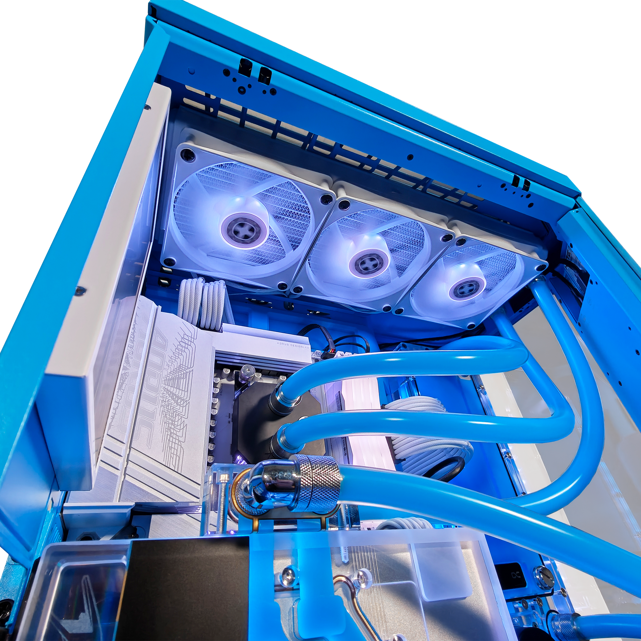 Y70 Blueberry Black Label Gaming Desktop with AMD X870 & DDR5 RAM - High Performance PC for 4K Gaming, Streaming & Content Creation