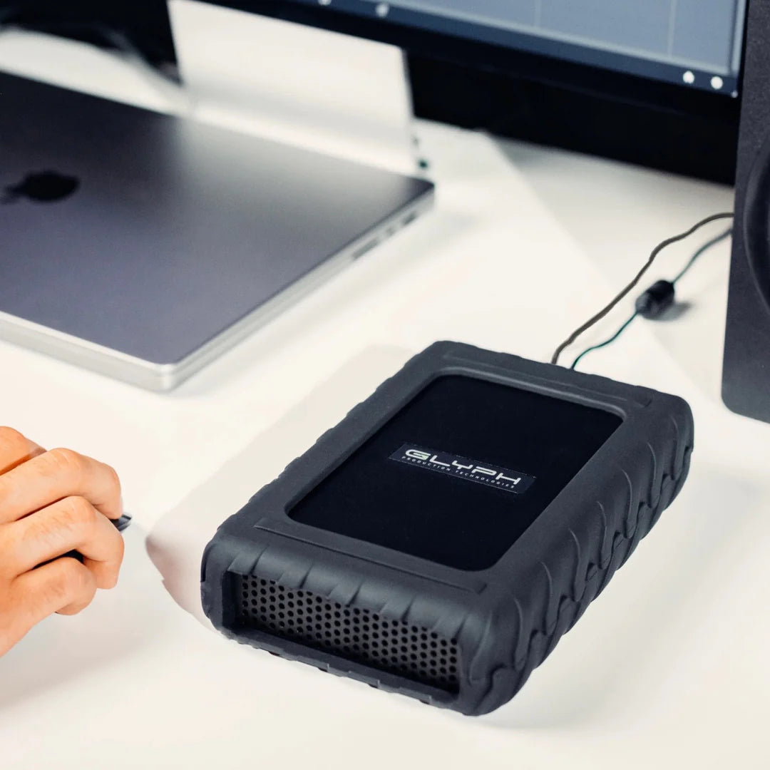 Glyph Technologies 16TB Blackbox PRO Enterprise Class 7200 RPM USB-C 3.1 Gen 2 External Hard Drive - High-Speed Desktop Storage for Creative Professionals, Data Backup & Server Use