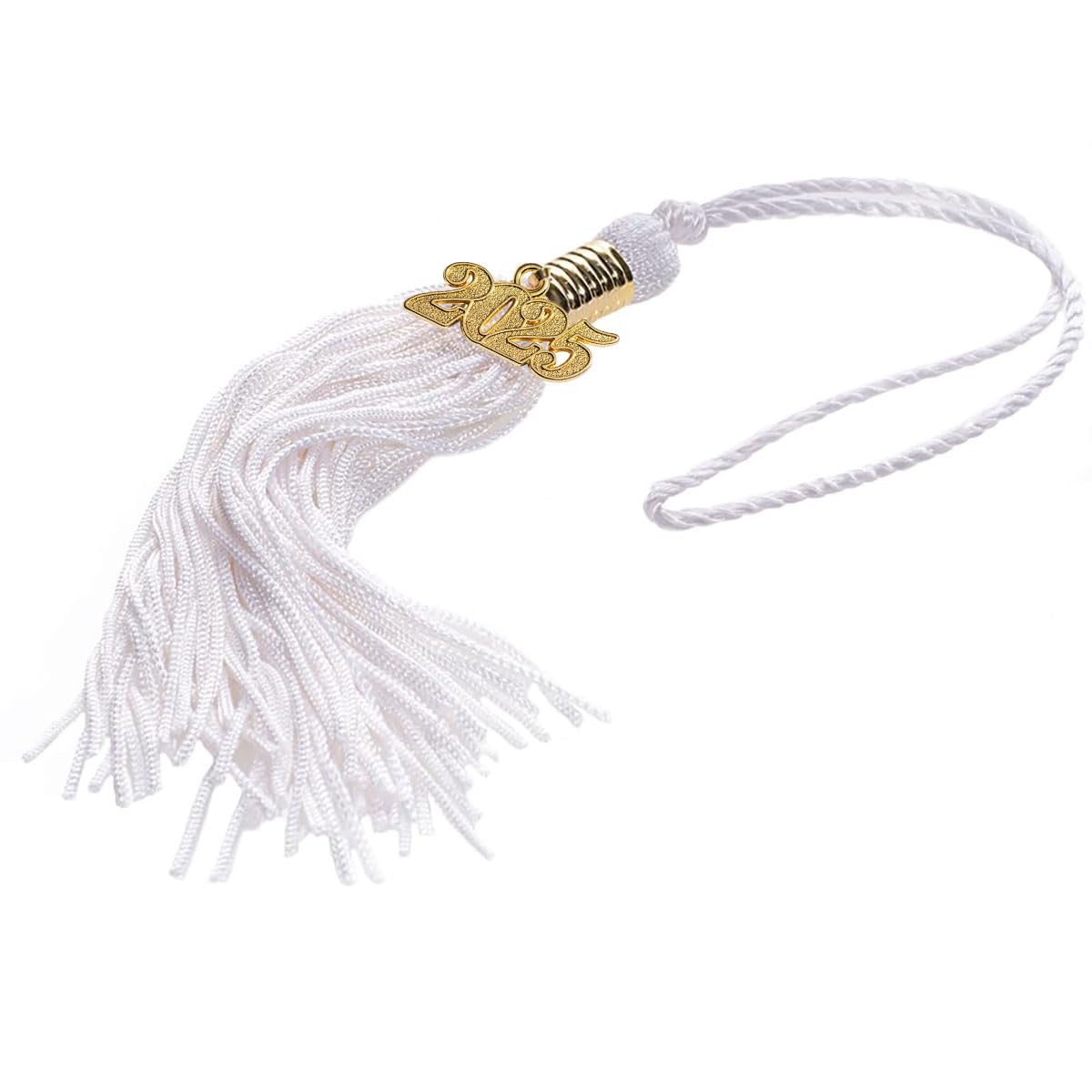 Preschool & Kindergarten Graduation Cap with Shiny Tassel & Year Charm Set - 2024 Graduation Ceremony Accessories for Kids
