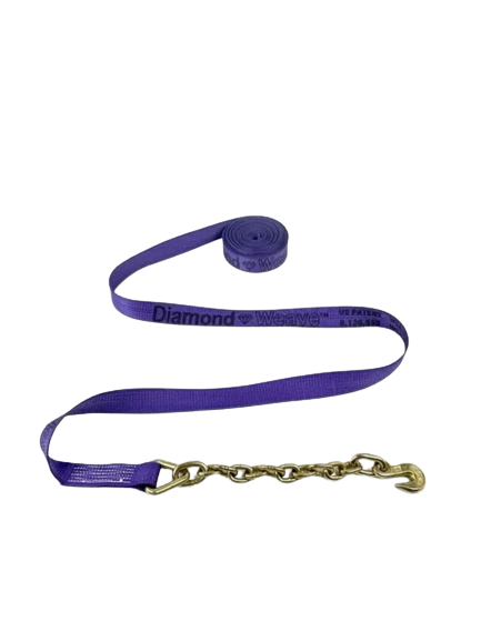 2-Pack 30-Foot Heavy Duty Ratchet Straps with Chain Ends & Grab Hooks - Secure Cargo for Trucks, Trailers, Motorcycles & ATVs - Ideal for Towing, Hauling & Transport