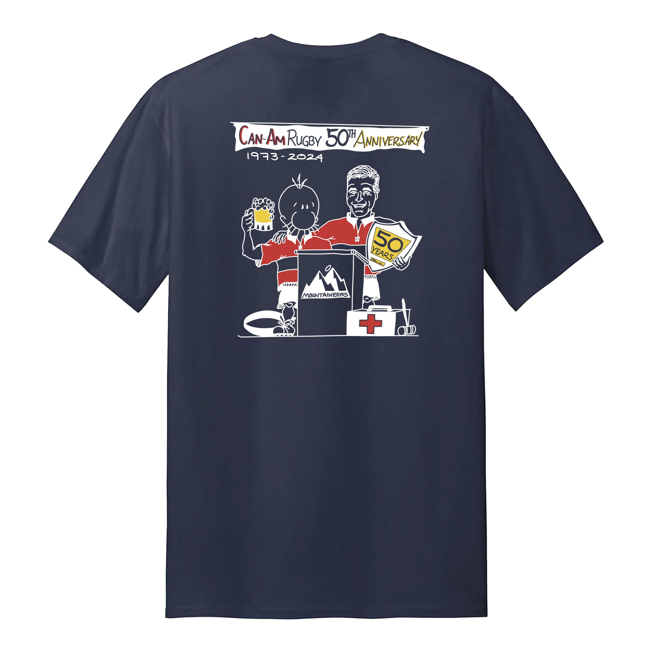 Can Am Rugby 2024 Snuffy T-Shirt - Official Team Fan Apparel for Men & Women - Perfect for Rugby Games, Tailgating & Casual Wear