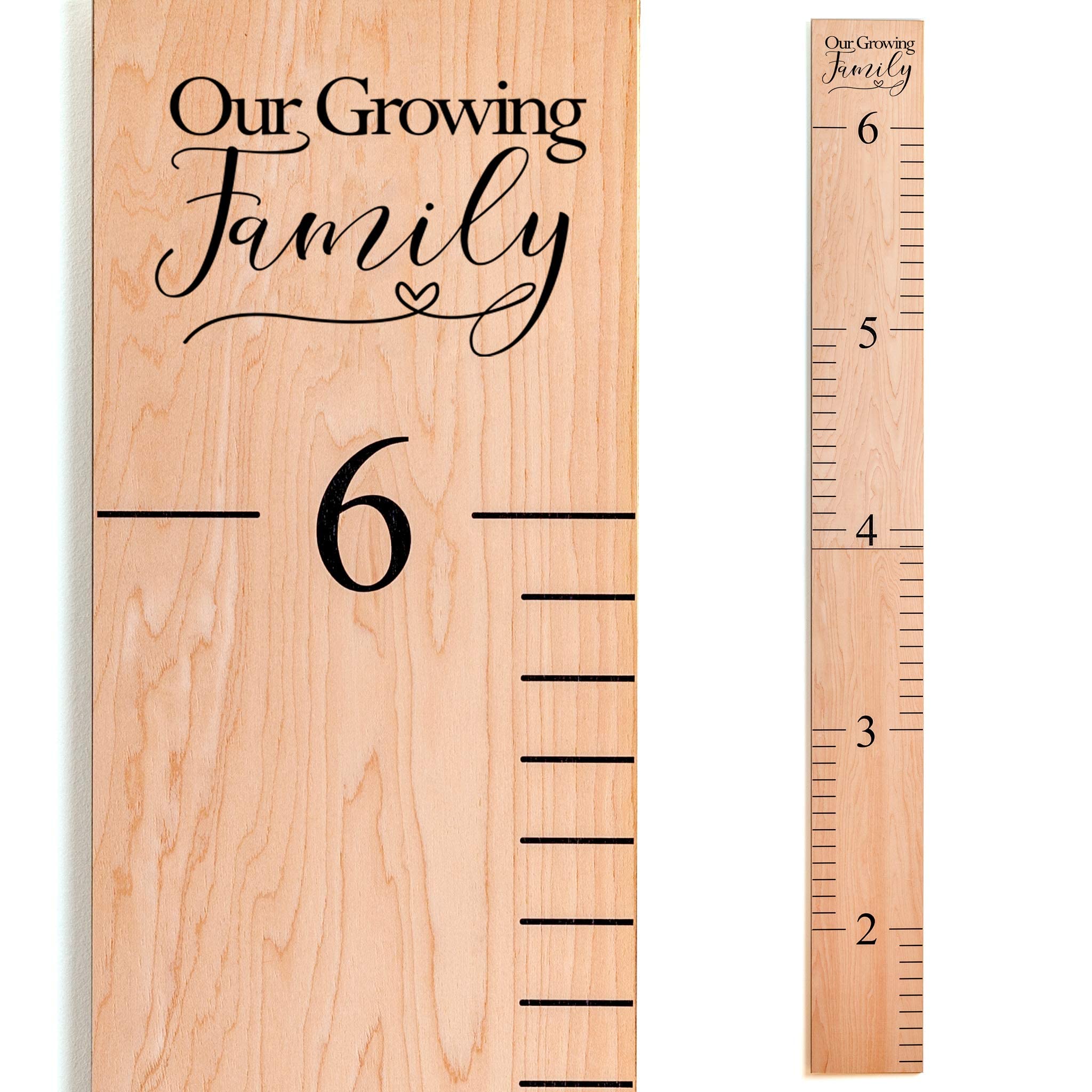Headwaters Studio Wooden Growth Chart for Kids - 63