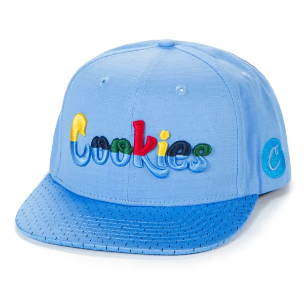 Cookies Catamaran Twill Snapback Cap – Carolina Blue | Adjustable Baseball Hat for Men & Women | Perfect for Beach, Boating, and Outdoor Activities