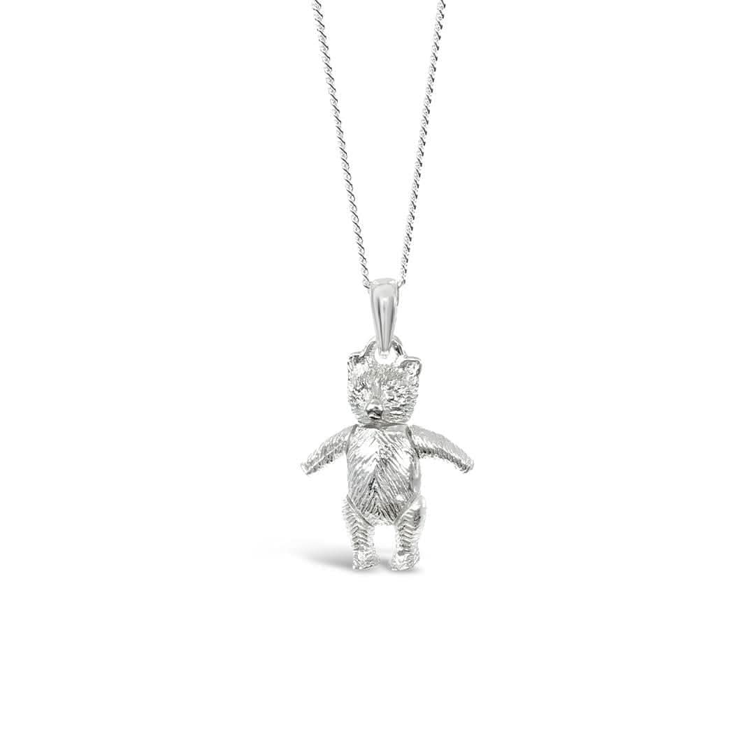 Cute Baby Teddy Bear Pendant Necklace - Adorable Animal Jewelry Gift for Kids & Girls - Perfect for Birthdays, Christenings & Special Occasions