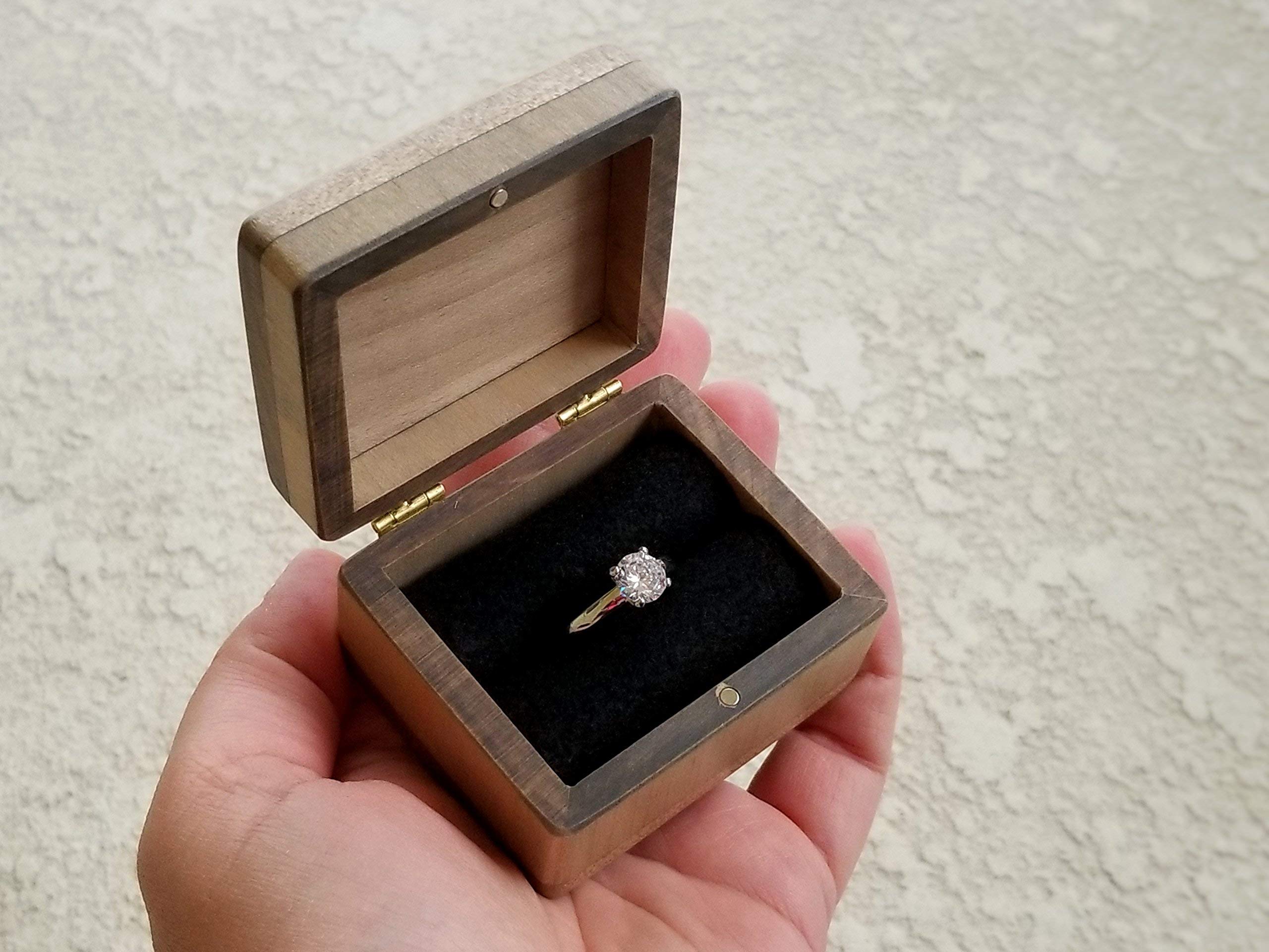 Handmade Ring Box for Engagement & Wedding - Simplycoolgifts - Perfect Proposal Gift