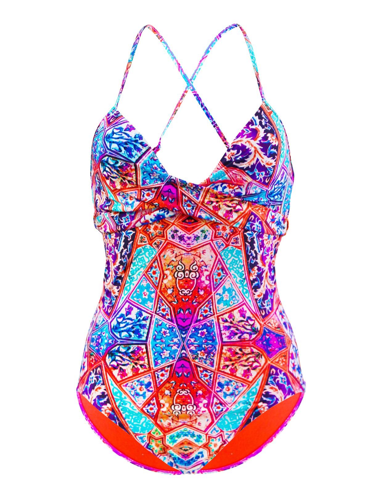 Seafolly Women's One Piece Swimsuit Wrap Front Bathing Suit - Perfect for Beach Vacations, Pool Parties & Summer Getaways