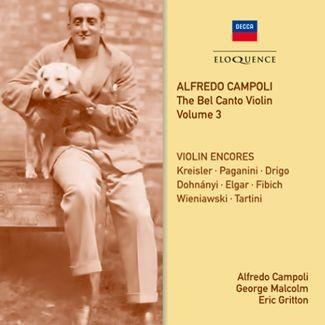 Alfredo Campoli: The Bel Canto Violin Volume 3 | Classical Music CD | Perfect for Violin Enthusiasts & Music Collectors | Great for Relaxation & Study Sessions
