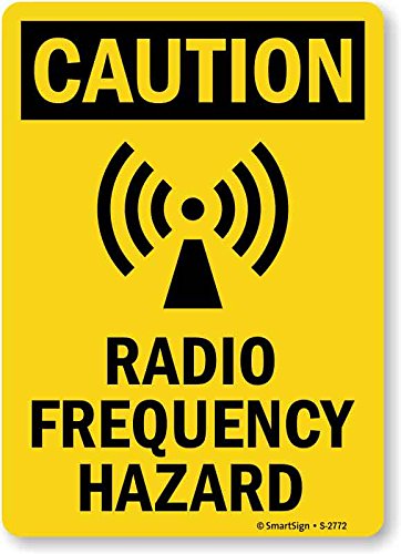 SmartSign 'Caution - Radio Frequency Hazard' Warning Sign | 10