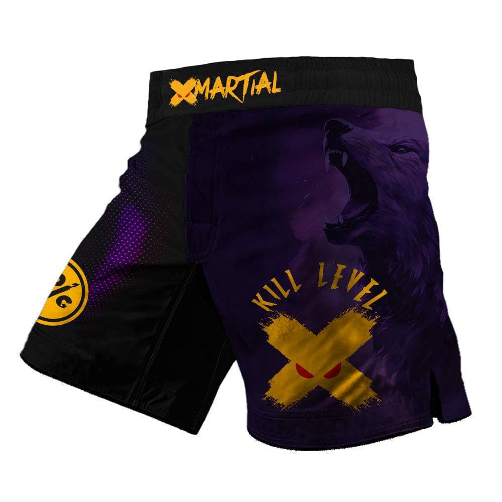 VI Wolf 2.0 Hybrid BJJ Shorts - Lightweight MMA Grappling Shorts for Brazilian Jiu-Jitsu Training & Competition - Perfect for No-Gi, Wrestling & MMA Fighters