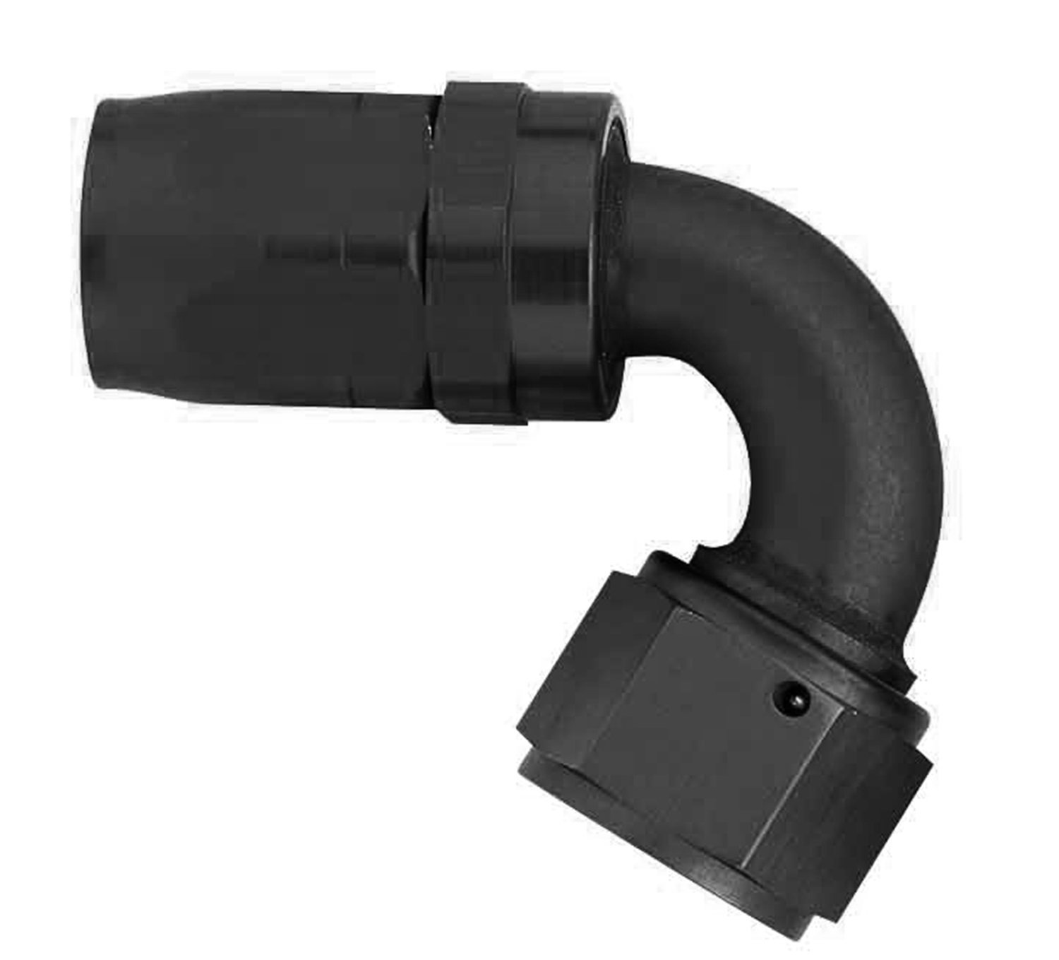 Aeroquip FBM4046 AQP -16AN Hose Fitting, 120° Swivel Elbow, Red/Blue Anodized Aluminum, Bulk Pack (10-Pack) - Ideal for Hydraulic Systems, Automotive & Industrial Applications