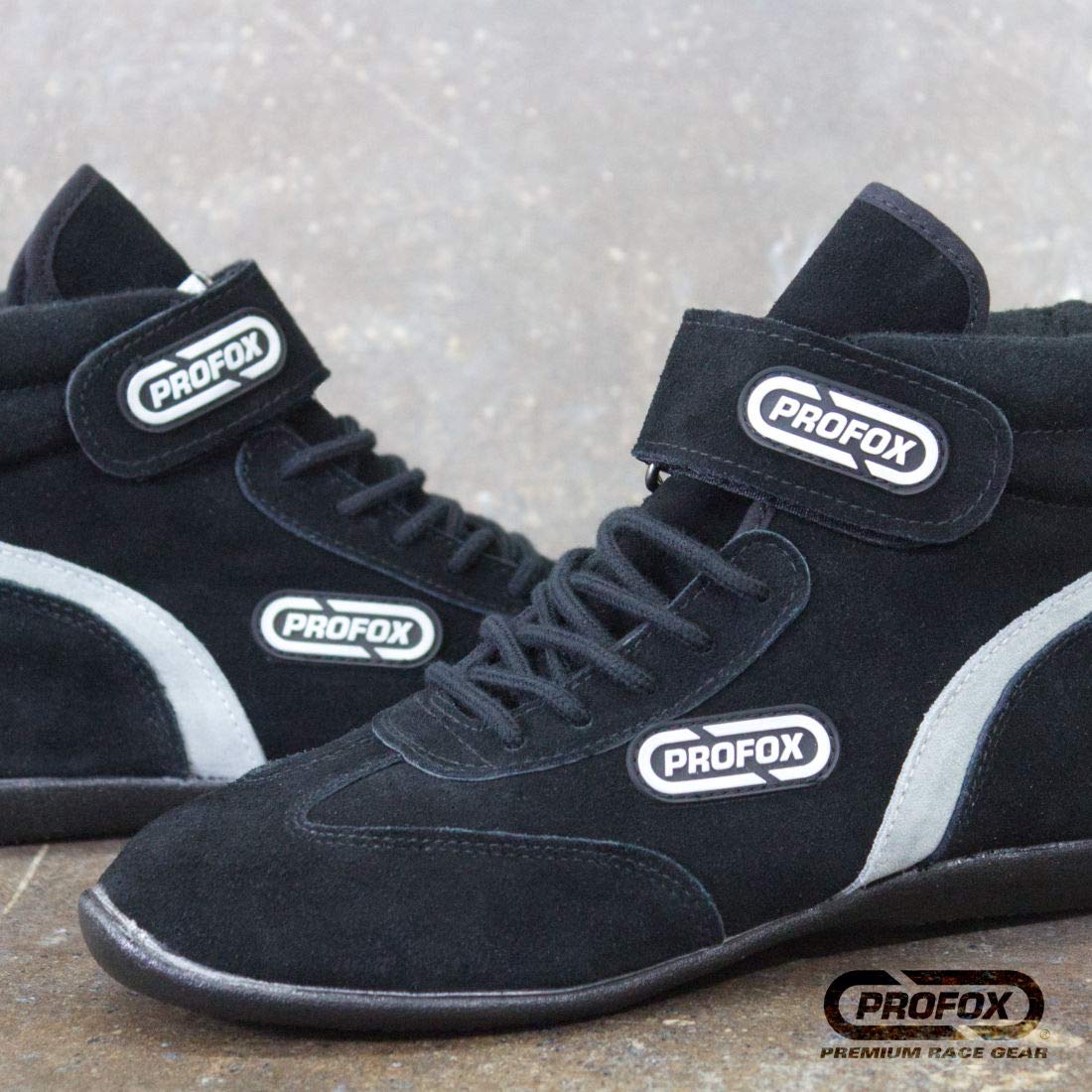 Men's Racing Shoes - SFI 3.3/5 Certified Black Auto Racing Boots for Track & Drag Racing - Lightweight & Comfortable Driving Shoes for Motorsports, Car Enthusiasts & Professional Drivers