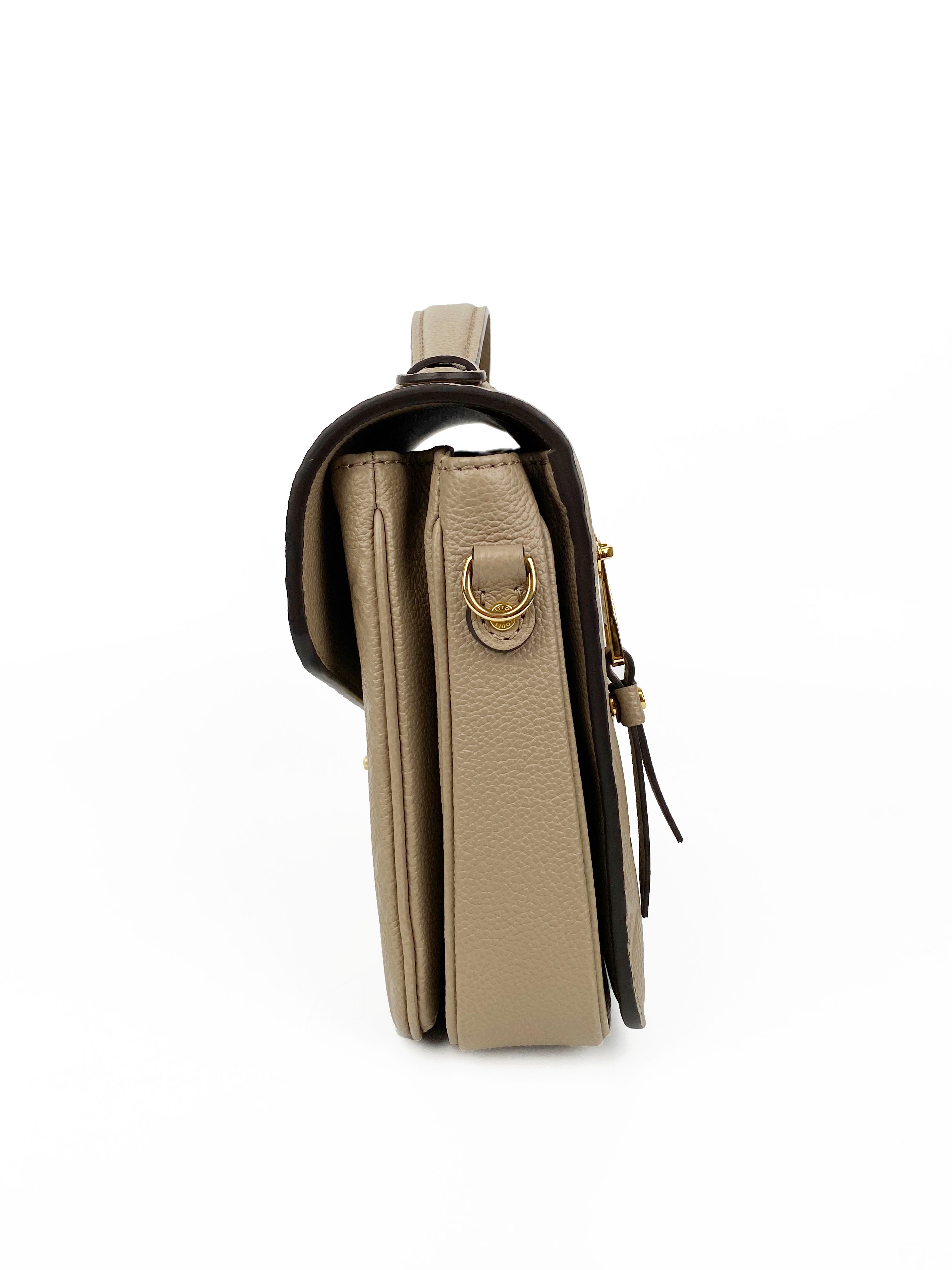 Authentic Louis Vuitton Pochette Métis Crossbody Bag in Beige Monogram Canvas - Perfect for Work, Travel & Everyday Luxury Fashion Accessory