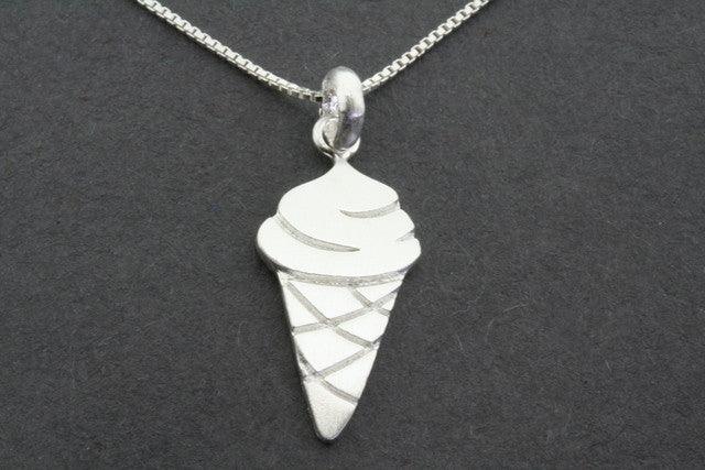 Stylish Ice Cream Pendant Necklace - Cute & Trendy Jewelry for Women & Girls - Perfect for Parties, Gifts & Everyday Wear