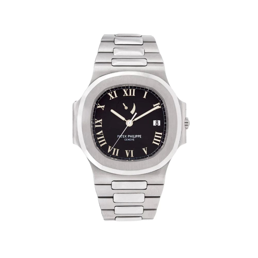 Patek Philippe Nautilus 3710/1A 001 'Jumbo' Stainless Steel Watch with Power Reserve Indicator - Luxury Timepiece for Business Meetings & Formal Events