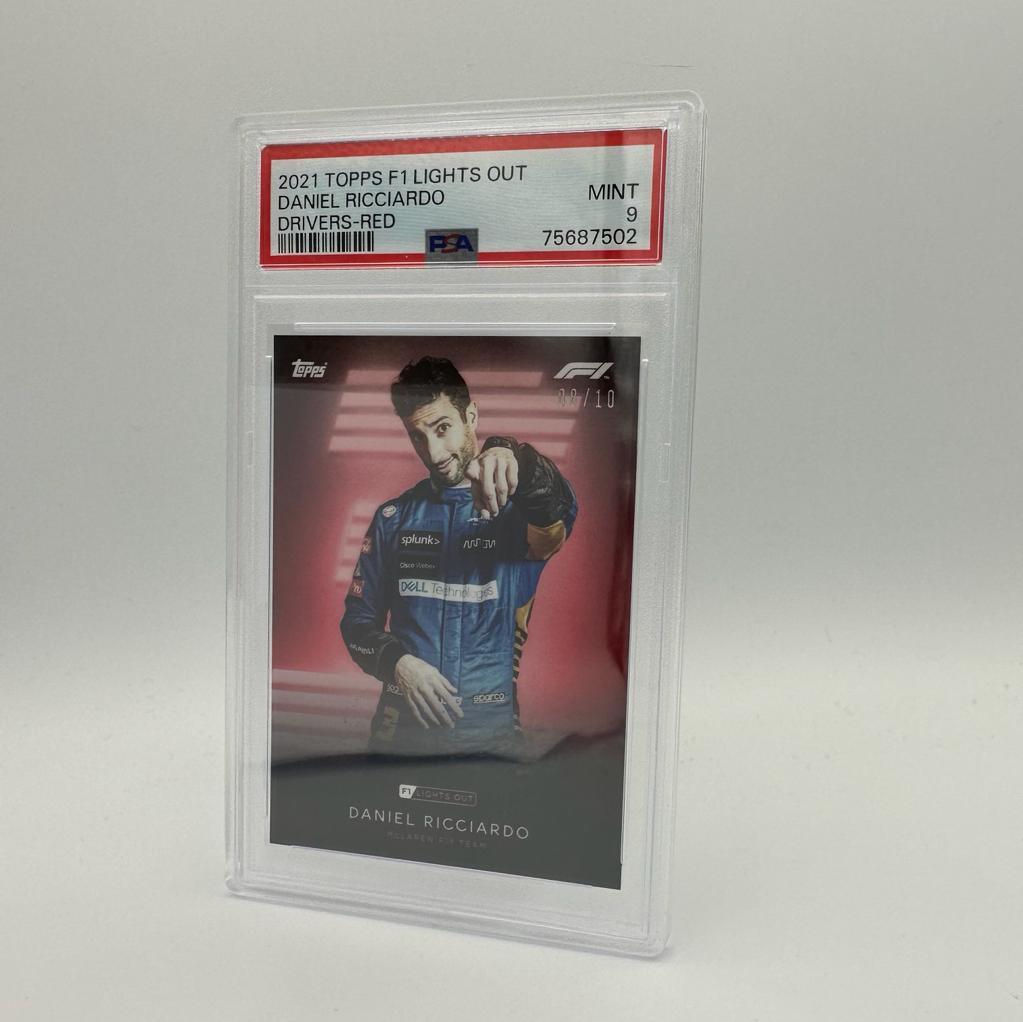 2008-10 Daniel Ricciardo Red Parallel PSA 9 Graded Racing Card - Perfect for Collectors, Fans, and Sports Memorabilia Enthusiasts