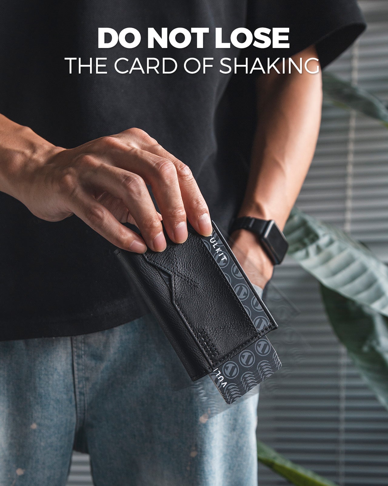 VC415 RFID Blocking Waterproof Leather Wallet for Men - Slim Bifold Wallet with Quick Access Card Slot & Secure Storage - Perfect for Travel, Business & Everyday Use