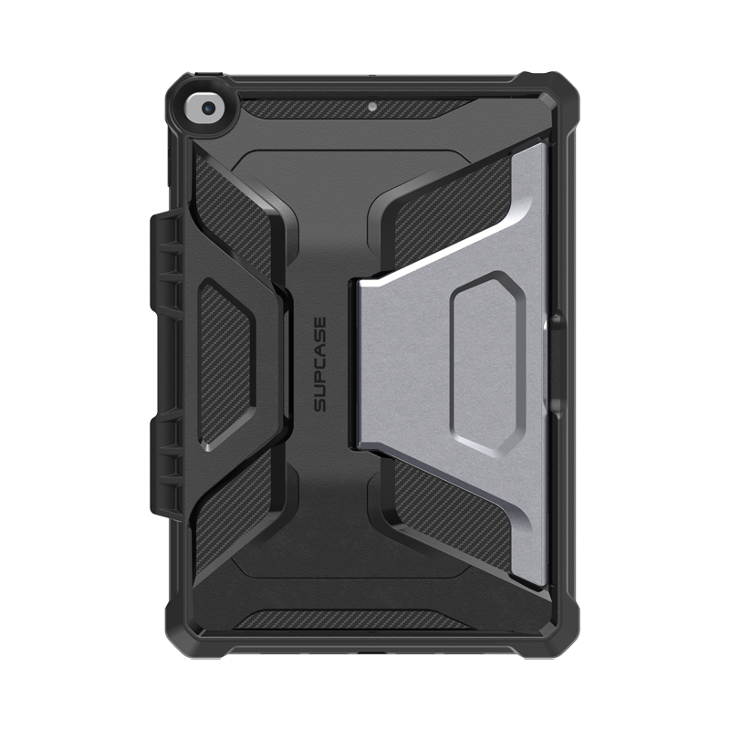 iPad 10.2 Inch Unicorn Beetle Pro Multi-Angle Stand Protective Case (Black) - Perfect for Work, Study & Entertainment