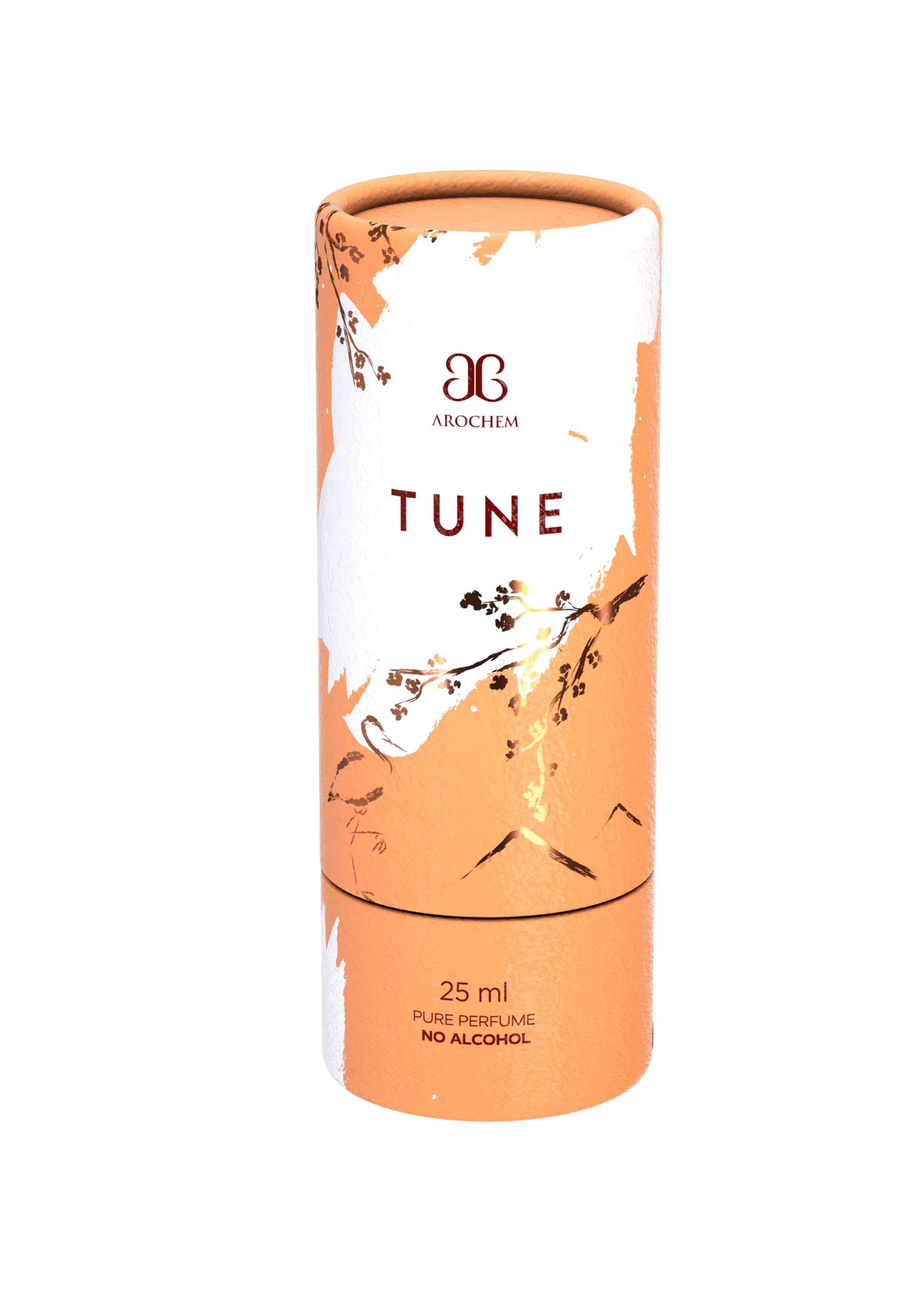 AROCHEM Tune 25ml Pure Perfume Oil - Alcohol-Free Roll On Unisex Fragrance for Men & Women | Perfect for Travel, Office & Everyday Wear