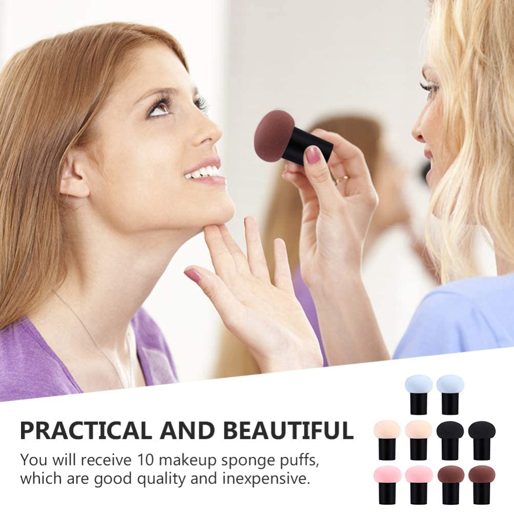 AVTY Professional Makeup Beauty Blender Sponge & Puff Set - 10 Pack for Flawless Foundation & Concealer Application | Perfect for Daily Makeup, Travel & Professional Makeup Artists