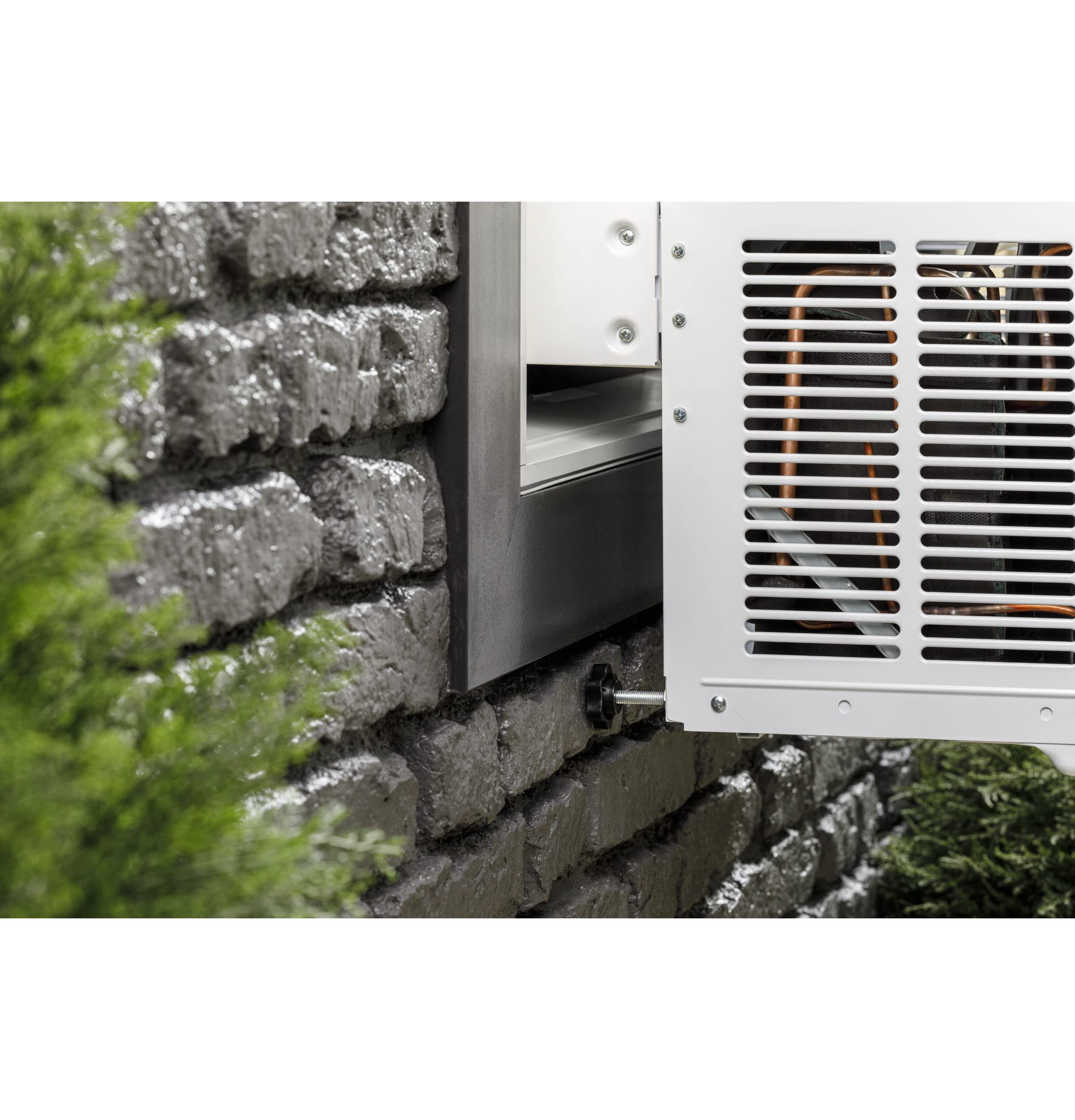 GE PROFILE AHTT08BC 8300 BTU White Window Air Conditioner - Cool & Quiet Cooling for Bedrooms, Living Rooms & Small Spaces
