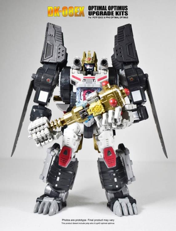 DNA Design DK 08EX Upgrade Kit for POTP SDCC/PP 43 Optimal Optimus - Transformers Toy Accessories for Collectors & Display Enhancement
