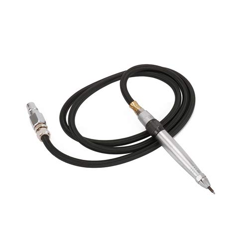 Pneumatic Straight Air Die Grinder & Engraving Pen - 16500 RPM High Speed Metal Engraving Tool for DIY, Jewelry Making, Metalworking & Craft Projects