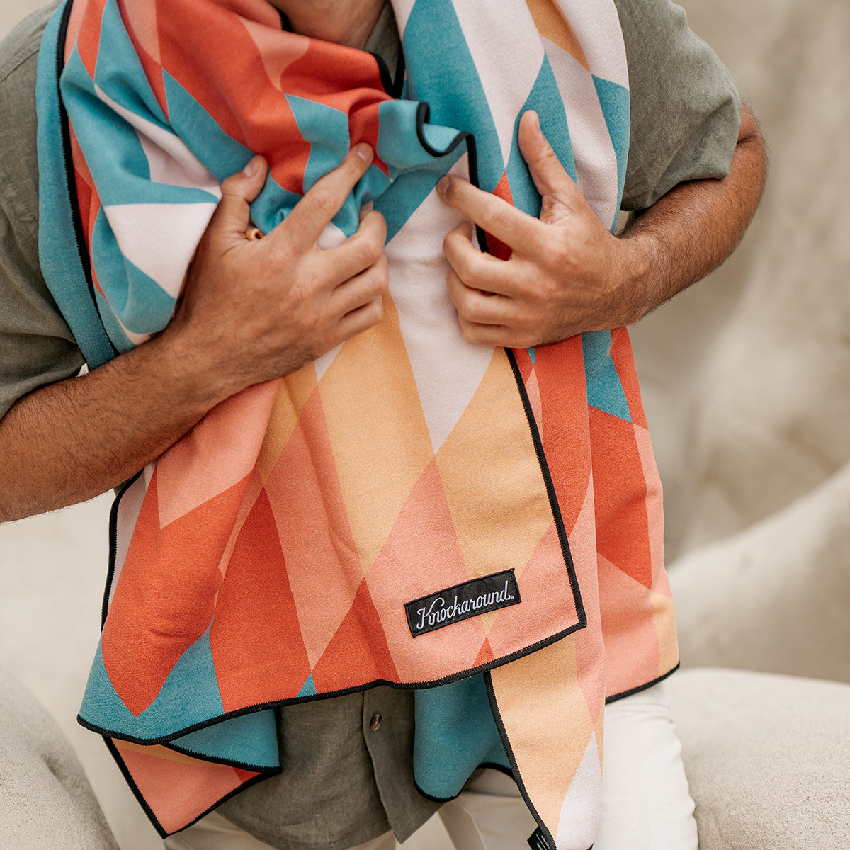 Santa Fe Adventure Towel - Quick Dry, Lightweight & Compact Travel Towel for Hiking, Camping, Beach & Yoga - Perfect for Outdoor Enthusiasts