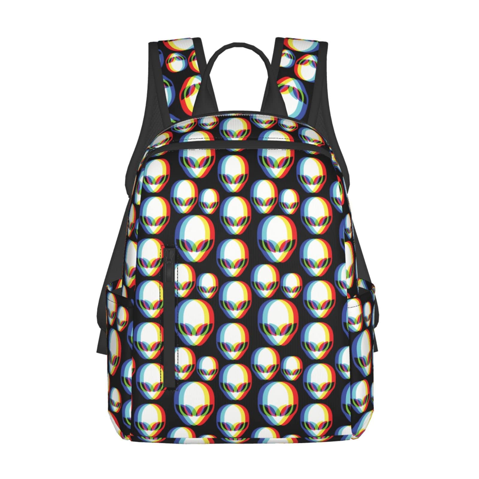 3D Alien Backpack for School - Cool Space Themed Laptop Backpack for Teens & Adults, Durable Book Bag for College, Travel & Daily Use | Perfect Gift for Boys & Girls