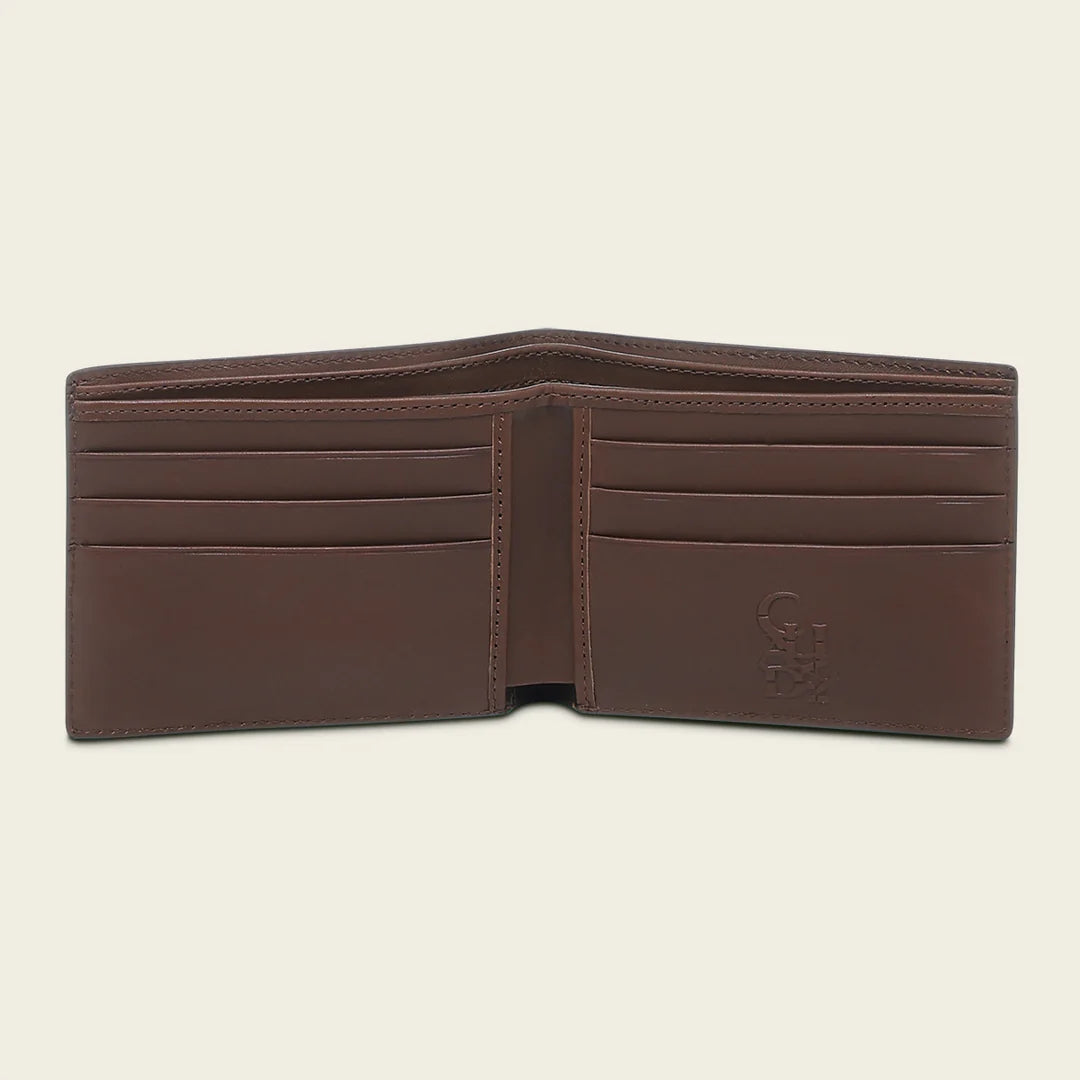Premium Genuine Cowhide Leather Bifold Wallet for Men - RFID Blocking, Multiple Card Slots & ID Window - Perfect for Everyday Use, Travel & Business (BC031RS)