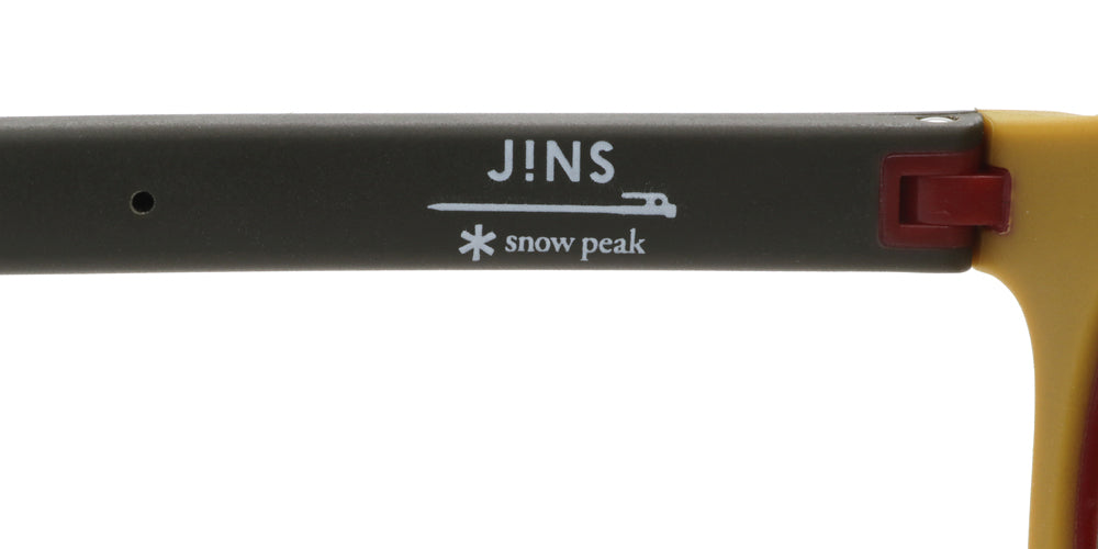 JINS x Snow Peak Kids Rubber Sunglasses 016 24 - Durable & Stylish Eyewear for Outdoor Adventures, Hiking, and Beach Activities