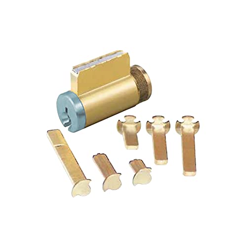 ILCO 15995 Key-in-Knob Cylinder - Zero Bitted Corbin Russwin 26D Satin Chrome Grade 1 Lock Cylinder - Perfect for Residential & Commercial Door Security Systems