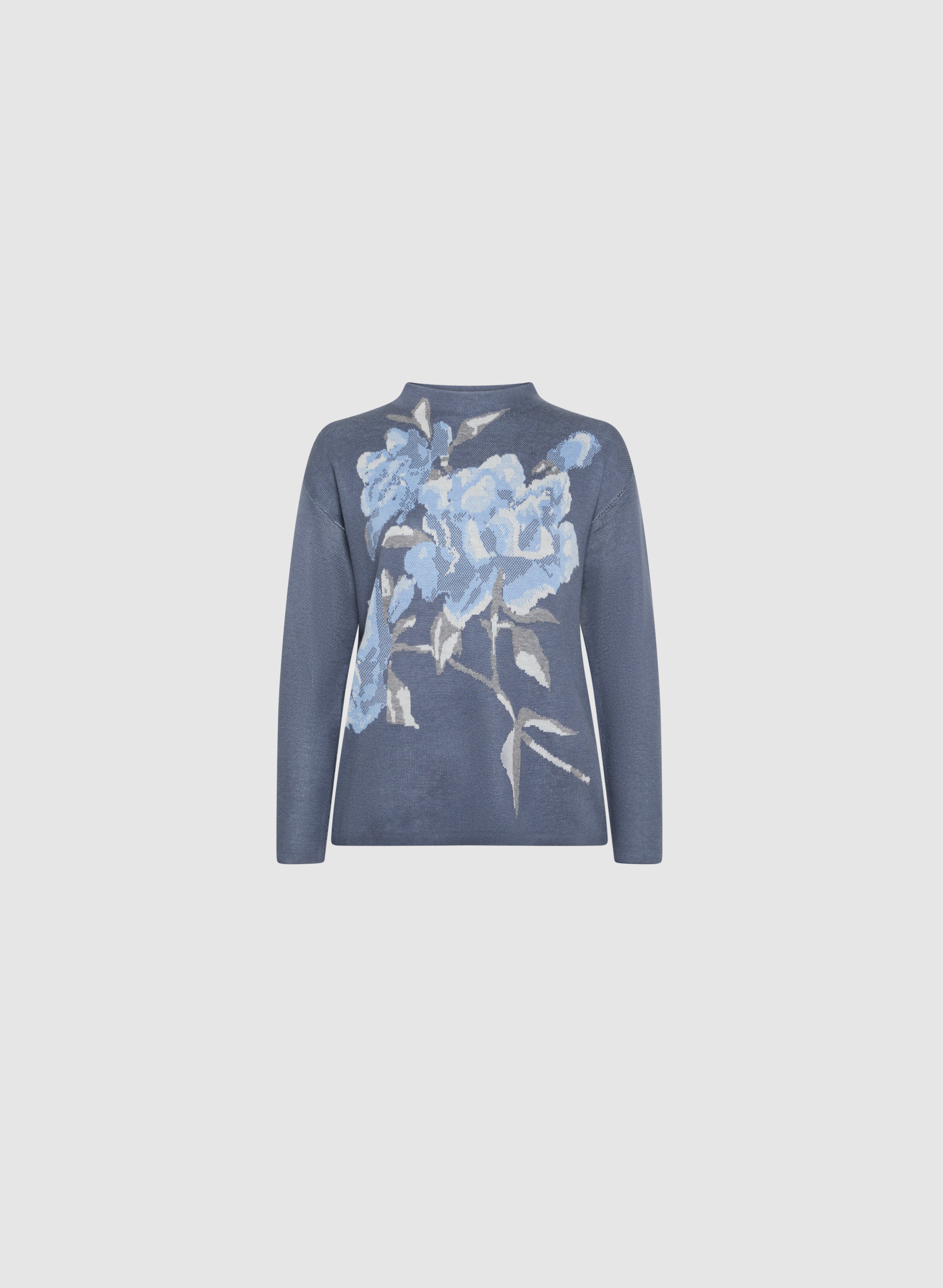 Floral Print Pullover Sweater for Women - Soft & Comfortable Knit Top for Casual Wear, Spring & Fall Fashion - Perfect for Office, Outings & Layering