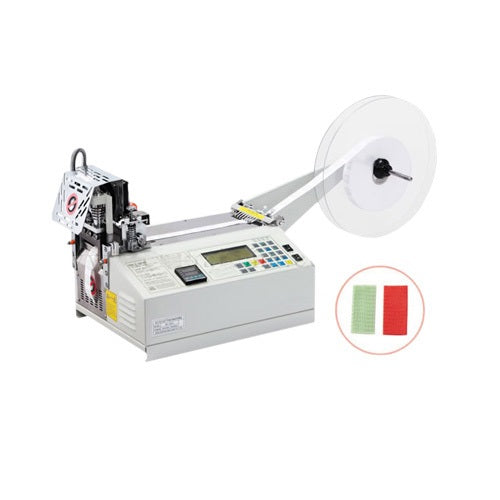 Automatic Webbing Hot & Cold Cutting Machine - Precision Fabric Cutting Tool for DIY, Upholstery & Industrial Use