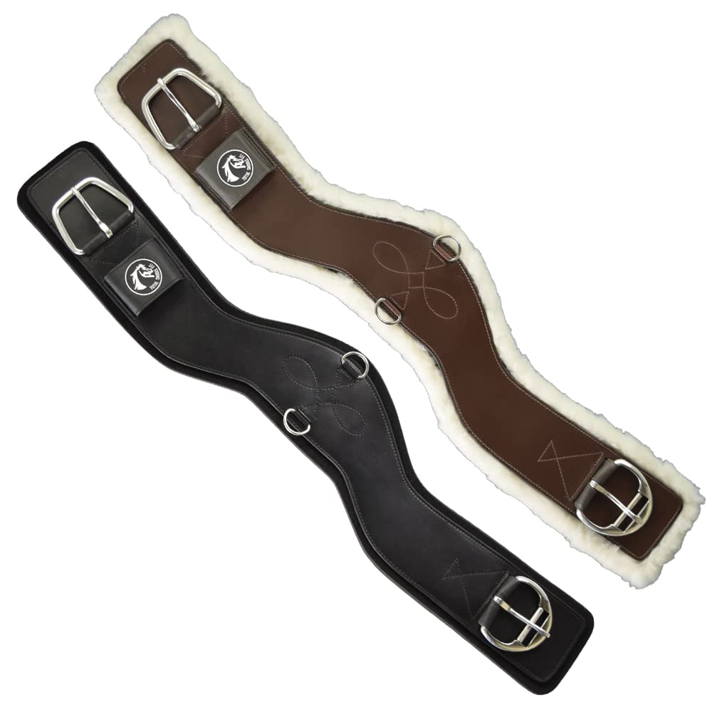 Total Saddle Fit Shoulder Relief Cinch - Comfortable Western Cinch for Horses - Perfect for Trail Riding, Roping & Barrel Racing