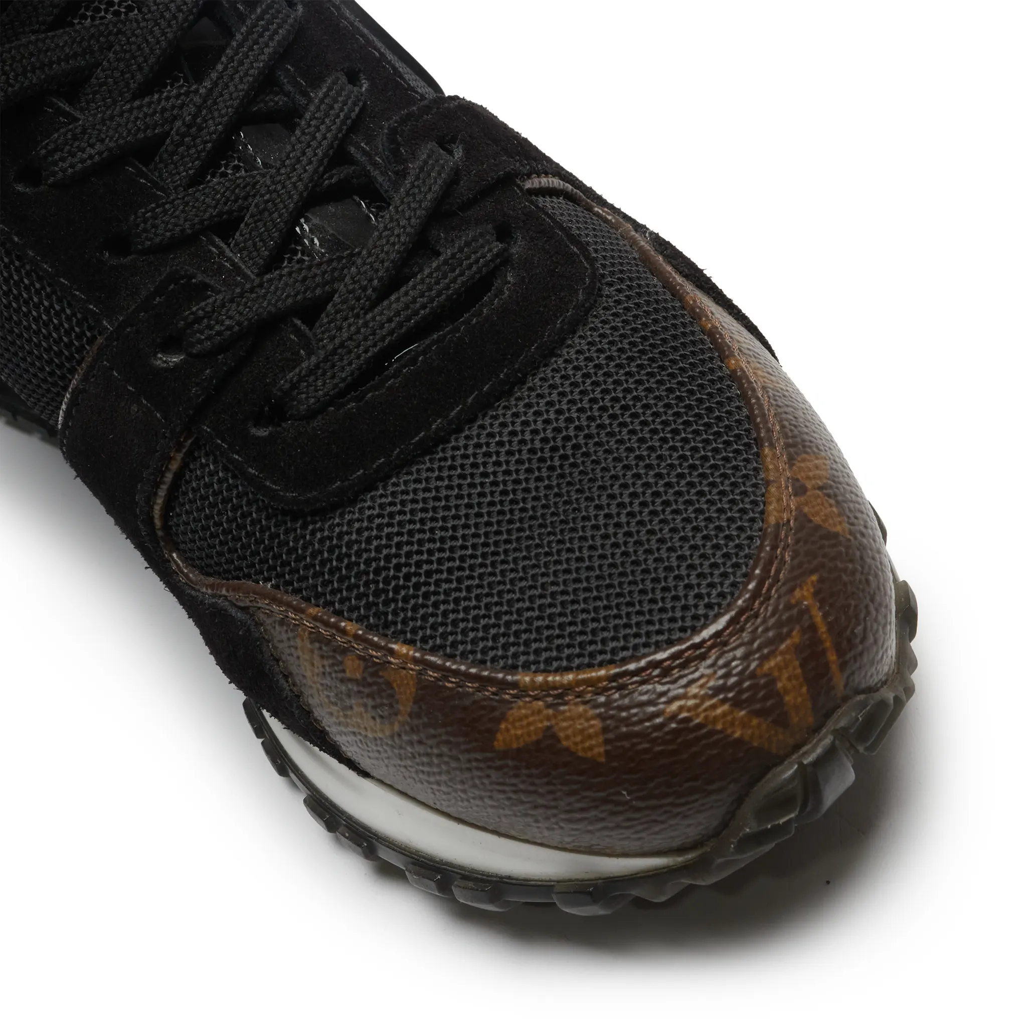 Authentic Pre-Owned Louis Vuitton LV Run Away Black Sneakers - Luxury Designer Shoes for Men, Streetwear Fashion & Casual Wear