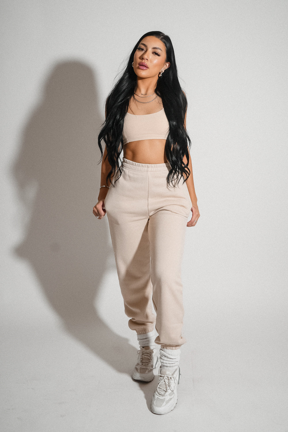 Oversized Jogger Pants for Women - Comfortable High Waist Lounge Sweatpants with Pockets | Perfect for Yoga, Running, Travel & Casual Wear